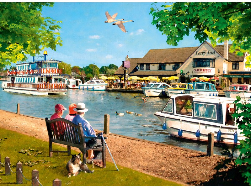 Norfolk puzzle 2x500 db - doboz