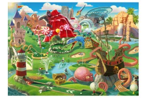 Putt Putt Paradise - 500 db puzzle