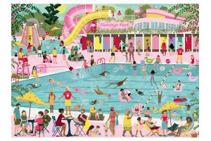 Puzzle 1000 db - Falmingó park