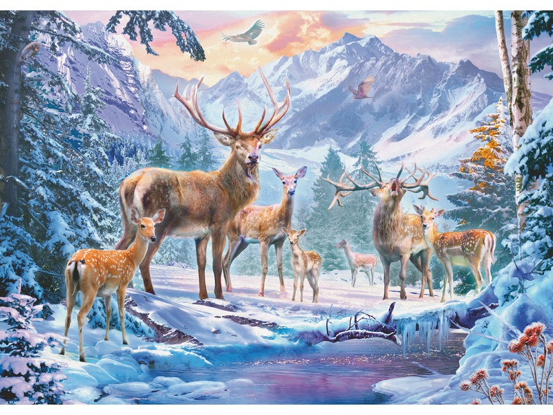 1000 db puzzle — Szarvascsorda
