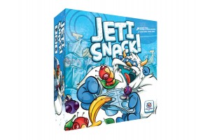 Yeti Snack társasjáték – doboz és figurák