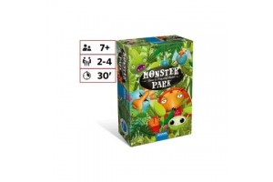 Granna Monster Park társasjáték - színes szörnyfigurák