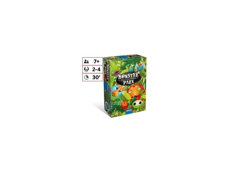 Granna Monster Park társasjáték - színes szörnyfigurák