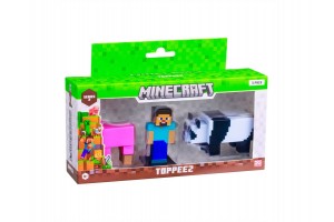 Minecraft 3D Toppeez 3 db-os - választható színek