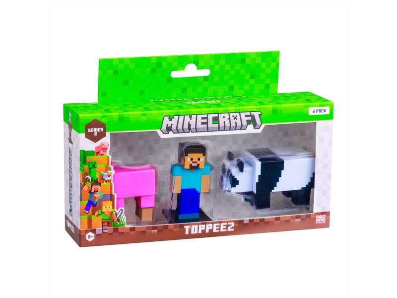 Minecraft 3D Toppeez 3 db-os - választható színek