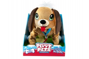 Peppy Pets - Barna sétáló kutyus játék