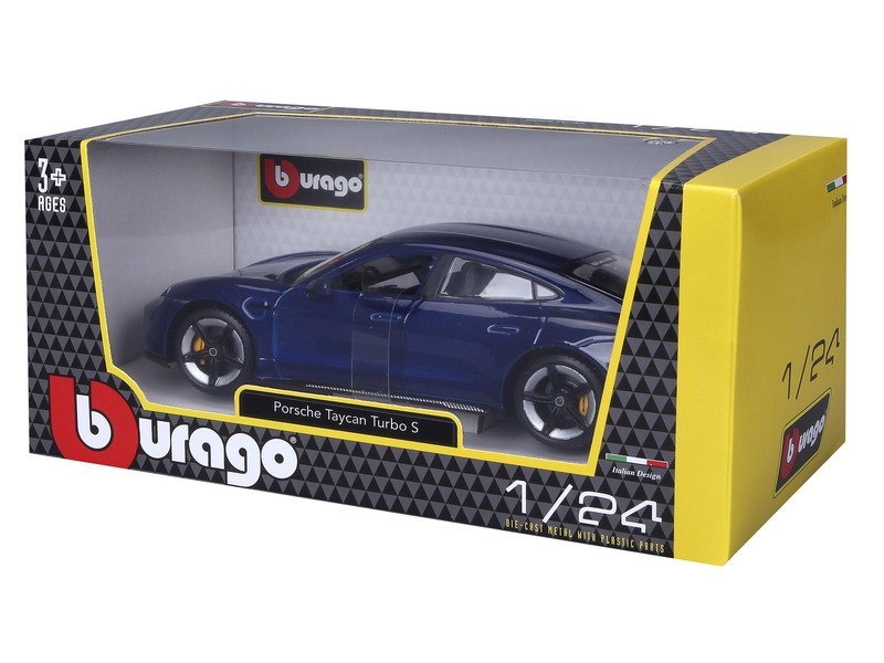 Bburago Porsche Taycan Turbo S 1:24 modell