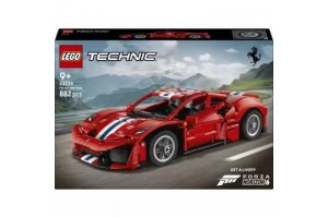 LEGO Technic Ferrari 488 PISTA 42235 – részletes V8 modell