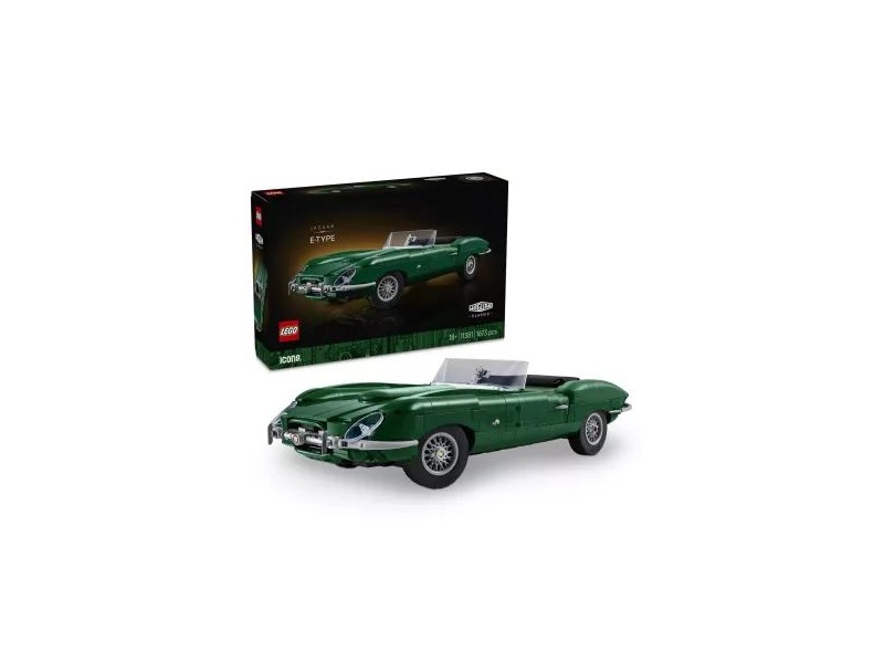 LEGO Icons Jaguar E-Type 11381 - zöld autómodell 1673 db