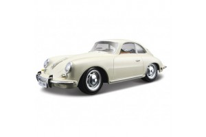 Bburago Porsche 356B Coupe 1961 1:24 - fehér modell