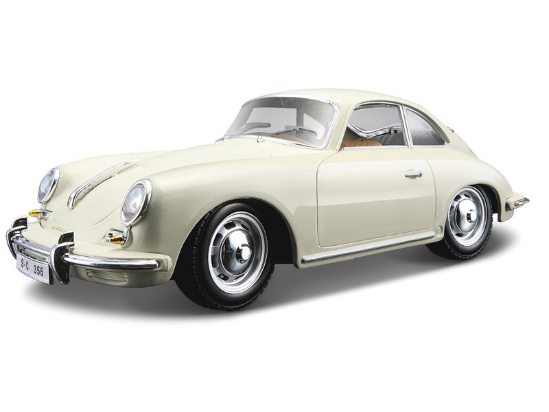 Bburago Porsche 356B Coupe 1961 1:24 - fehér modell