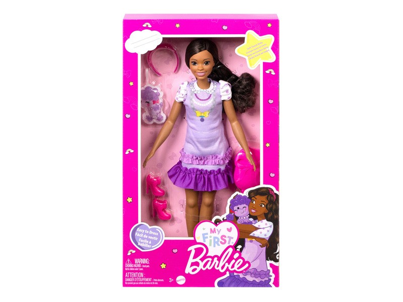 Teresa 13,5 hüvelykes Első Barbie – barna haj, kék ruha