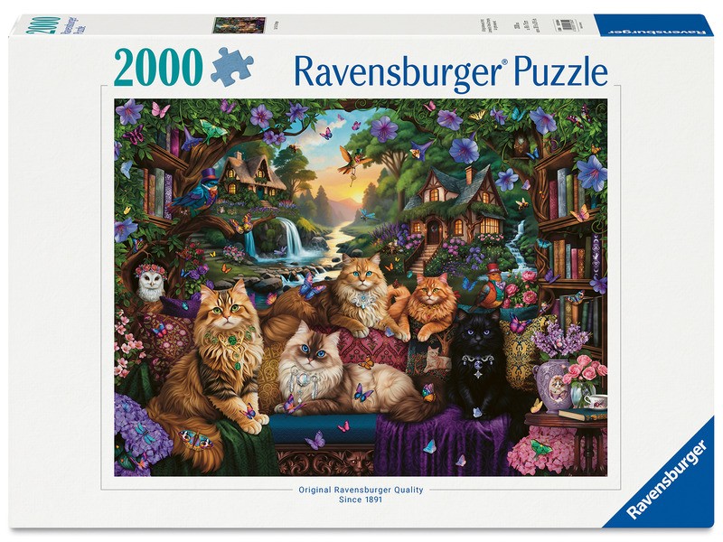 Puzzle 2000 db - Cicaházikó termékkép