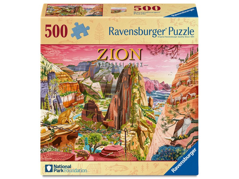 Puzzle 500 db - Zion Nemzeti Park kép