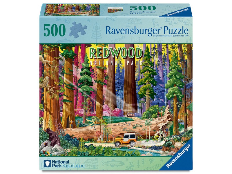 Puzzle 500 db – Redwood Nemzeti Park