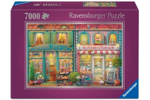 Puzzle 7000 db – Könyvesbolt és Pékség