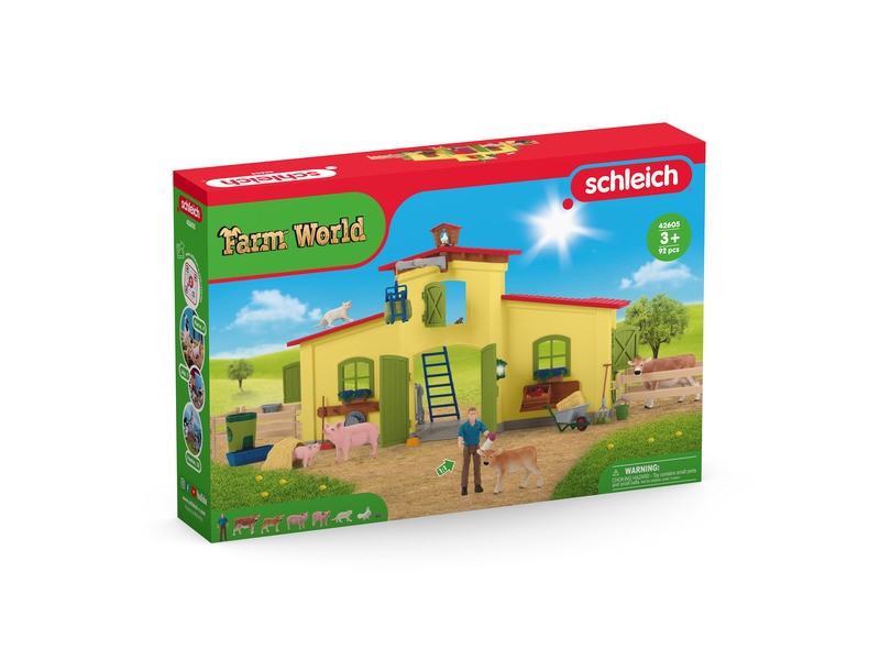 Schleich nagy farm állatokkal - kézzel festett figurák