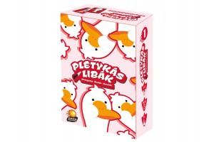 Pletykás libák társasjáték - doboz és kártyák