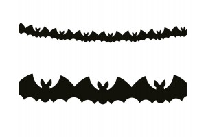 3 m denevér girland - Halloween dekor