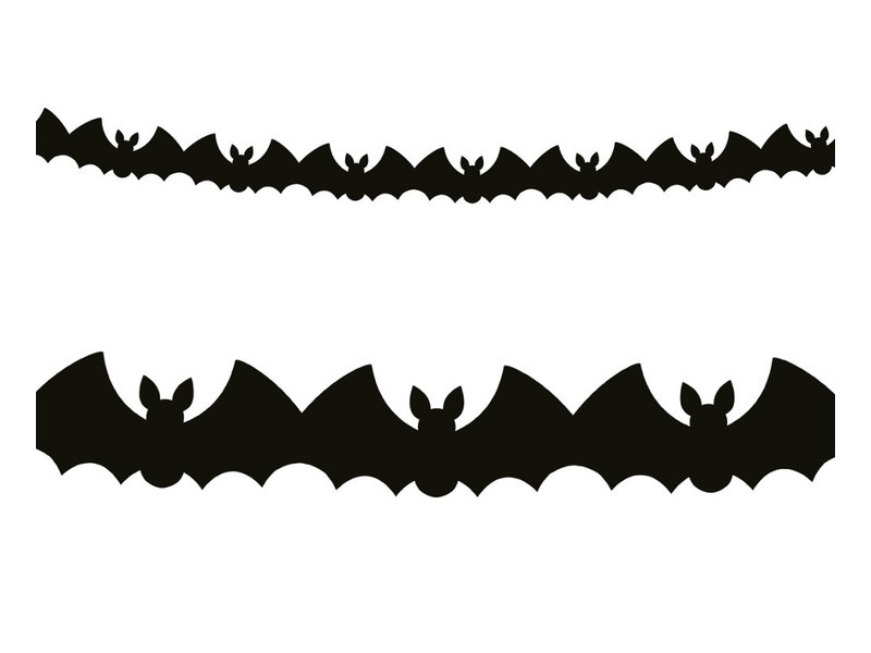 3 m denevér girland - Halloween dekor