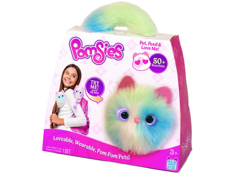 Pomsies viselhető pom-pom kedvenc — válassz színt