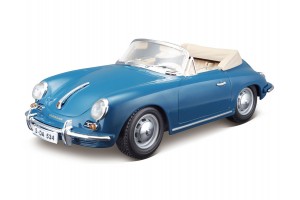 Bburago Gold Porsche 356B 1:18 arany Cabriolet