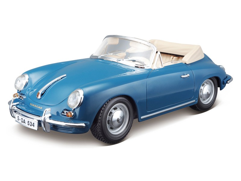 Bburago Gold Porsche 356B 1:18 arany Cabriolet