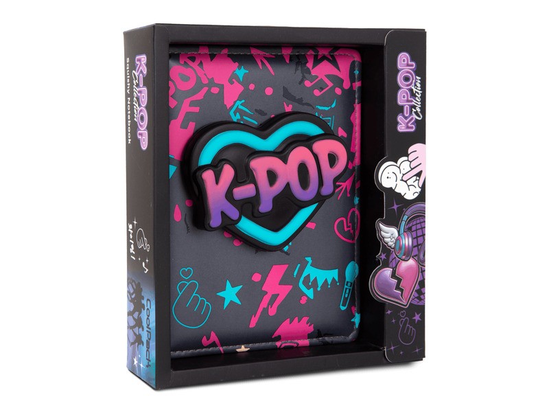 K-Pop squishy füzet - aranyos borítással