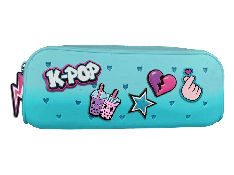 K-Pop szilikon tolltartó – több színben