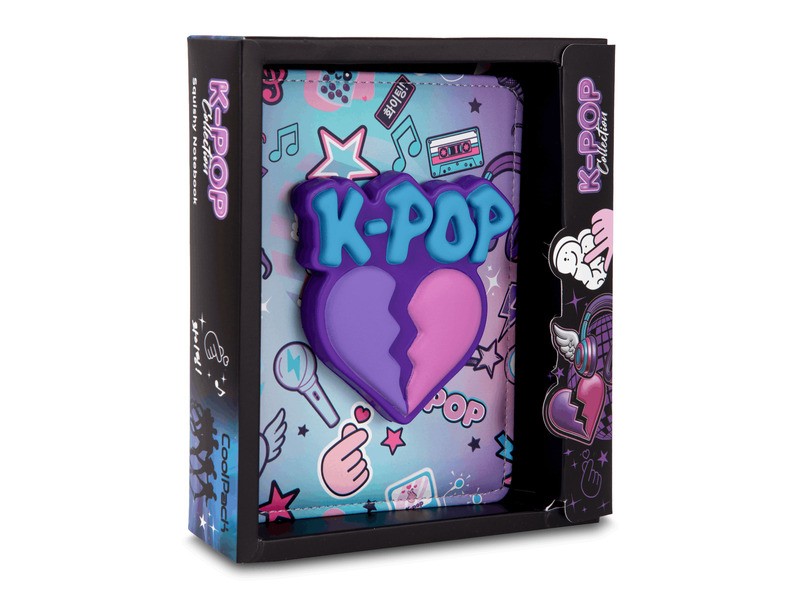 K-Pop squishy füzet - puha borítás, aranyos dizájn