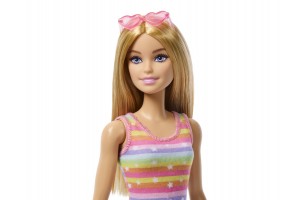 Barbie kutyasétáltó görkoris szett – szőke baba