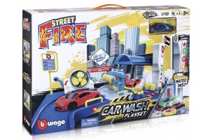 Bburago autómosó 1:43 kisautóval - fény és hang