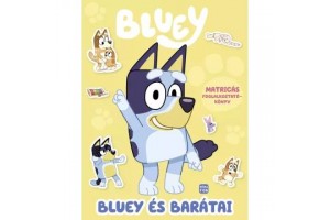 Bluey és barátai matricás foglalkoztatókönyv borító