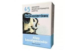 Állati beszélgetésindító — macskás kártyajáték doboz