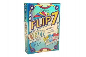 Flip 7 kártyajáték - doboz és kártyák