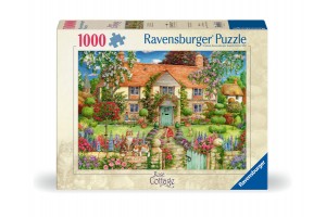 Puzzle 1000 db - Rózsa házikó (doboz)