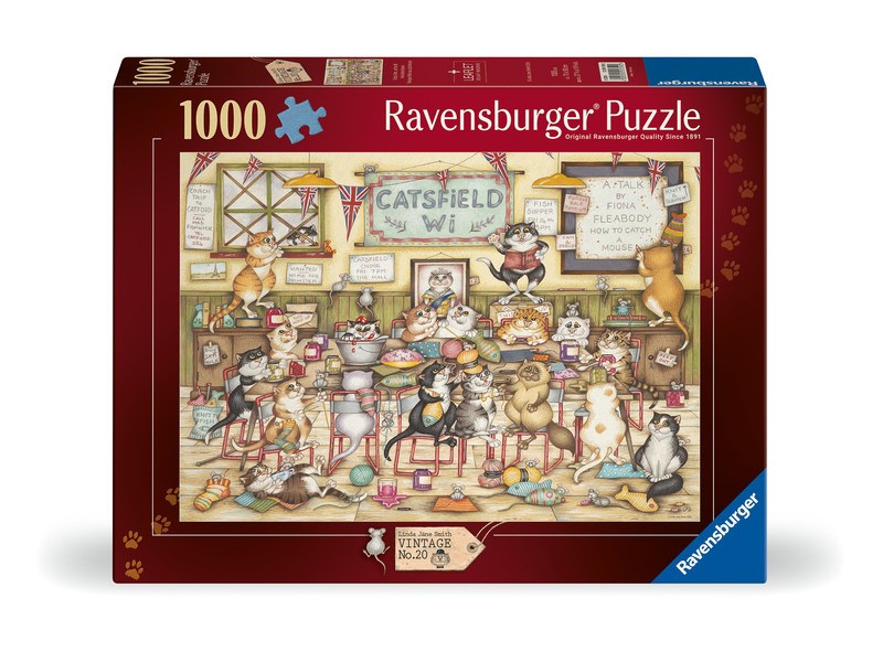 Puzzle 1000 db - Őrült macskák