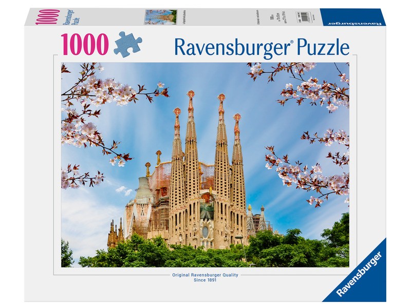 Puzzle 1000 db – Barcelona városkép