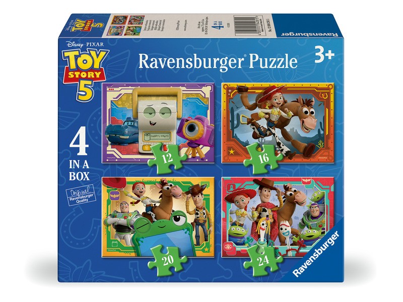 Puzzle 4in1 - Toy Story 5, gyerek puzzle
