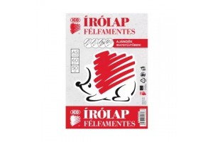 ICO Süni írólap A/5, félfamentes, 50 lap