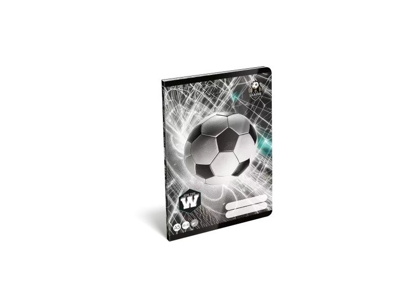 Top League A/5 sima füzet – focis matt borító