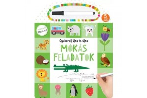 Gyakorló füzet letörölhető tollal – Mókás feladatok (5+)
