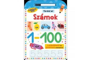 Töröld le - Számok letörölhető gyakorló (3-7 év)