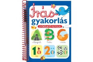 Írásgyakorló füzet letörölhető filctollal (3–7 év)