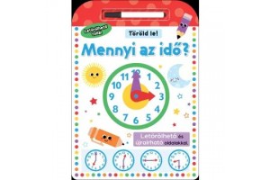 Töröld le - Mennyi az idő? interaktív könyv 3-7 év