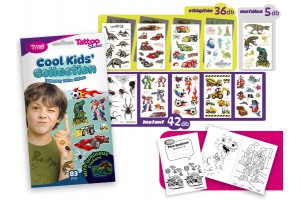 Cool Kids ideiglenes tetoválás matricával