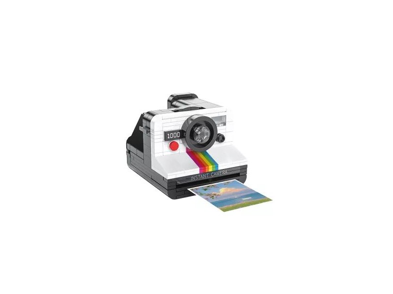 Retro instant kamera építőkocka - működő modell