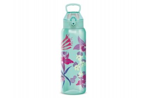 Ars Una 700 ml 3D Beach Flowers kulacs - zöld
