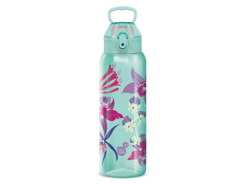 Ars Una 700 ml 3D Beach Flowers kulacs - zöld