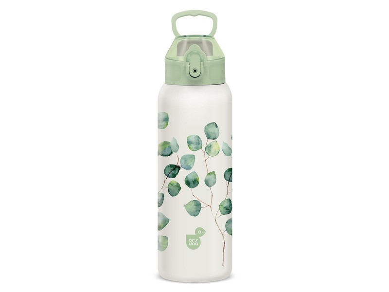 Ars Una 3D duplafalú fémkulacs 700 ml - Botanic Leaf
